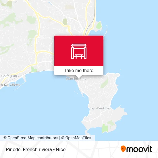 Pinède map
