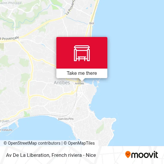 Av De La Liberation map