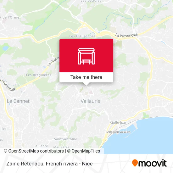 Zaine Retenaou map