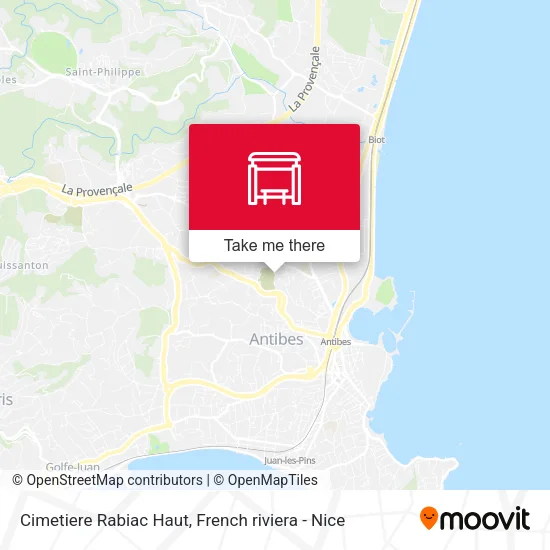 Cimetiere Rabiac Haut map