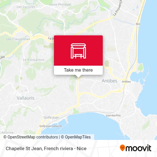 Chapelle St Jean map