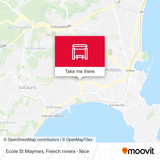 Ecole St Maymes map
