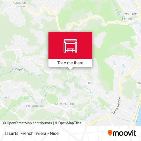 Issarts map