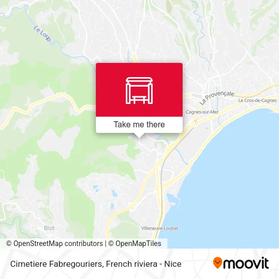 Cimetiere Fabregouriers map