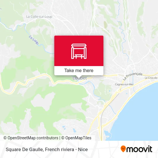 Square De Gaulle map