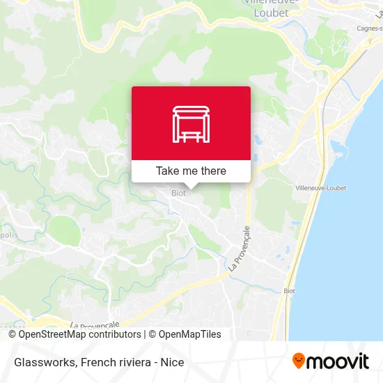 Verrerie map