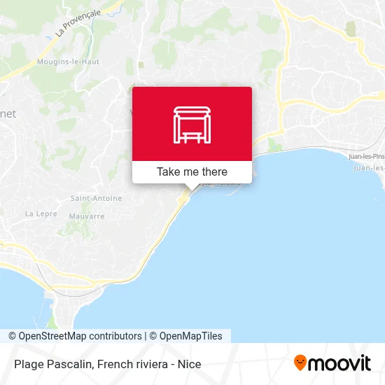 Plage Pascalin map