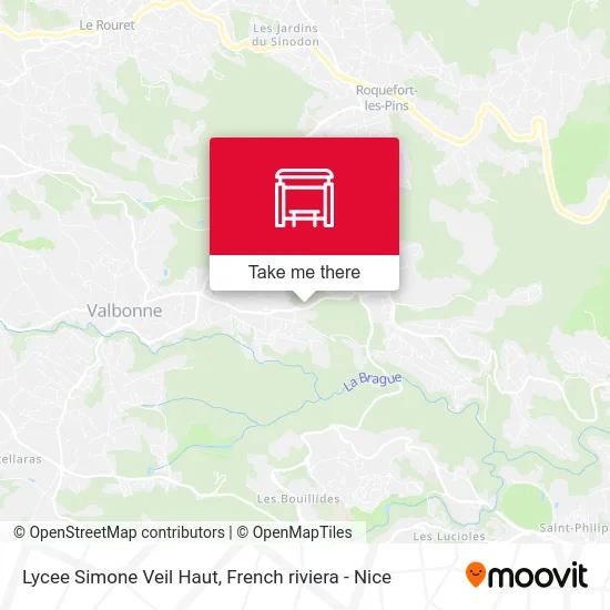 Lycee Simone Veil Haut map