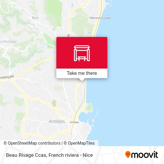 Beau Rivage Ccas map