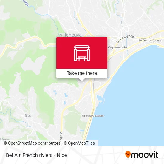 Bel Air map