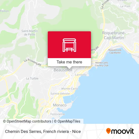 Chemin Des Serres map