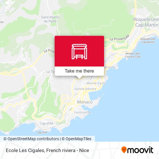 Ecole Les Cigales map