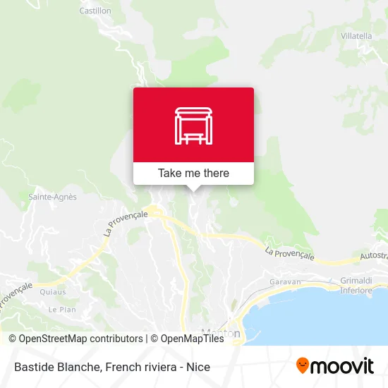 Bastide Blanche map