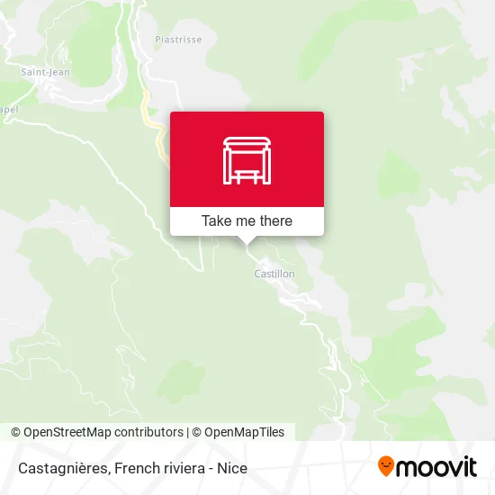Castagnières map