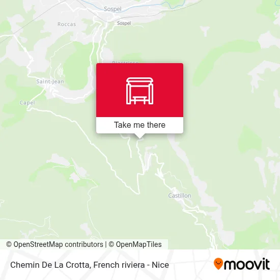 Chemin De La Crotta map