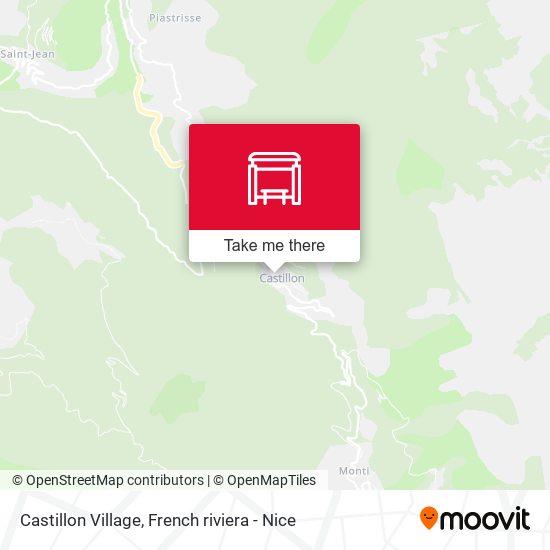 Castillon Village map