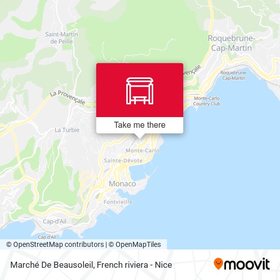 Marché De Beausoleil map