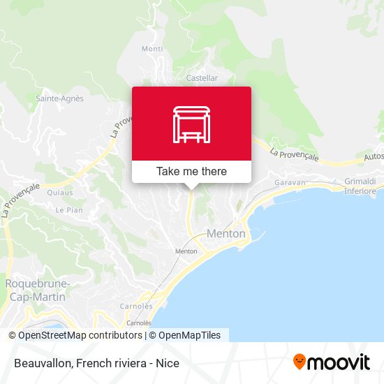 Beauvallon map