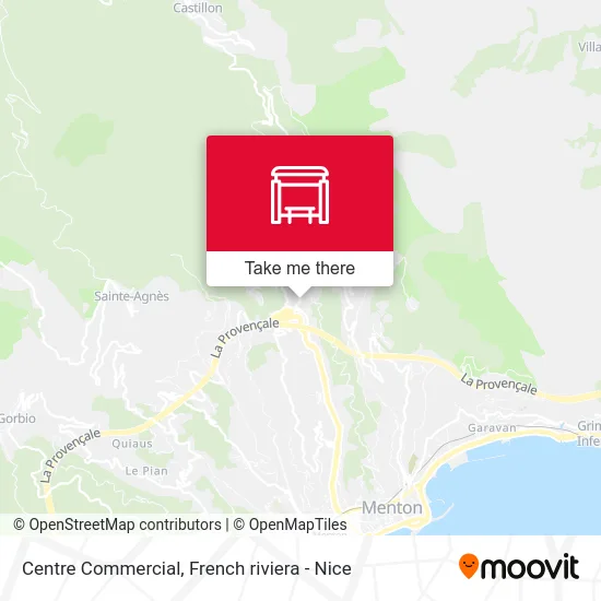 Centre Commercial map