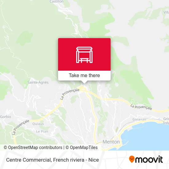 Centre Commercial map