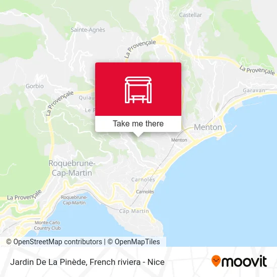 Jardin De La Pinède map