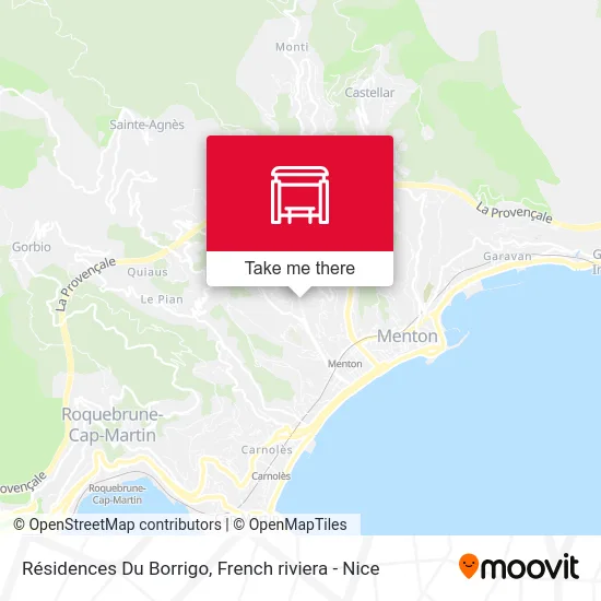 Résidences Du Borrigo map