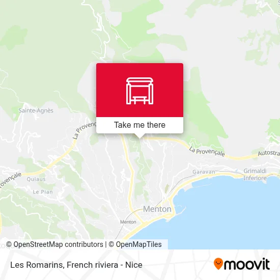 Les Romarins map