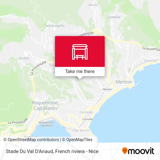 Stade Du Val D'Anaud map