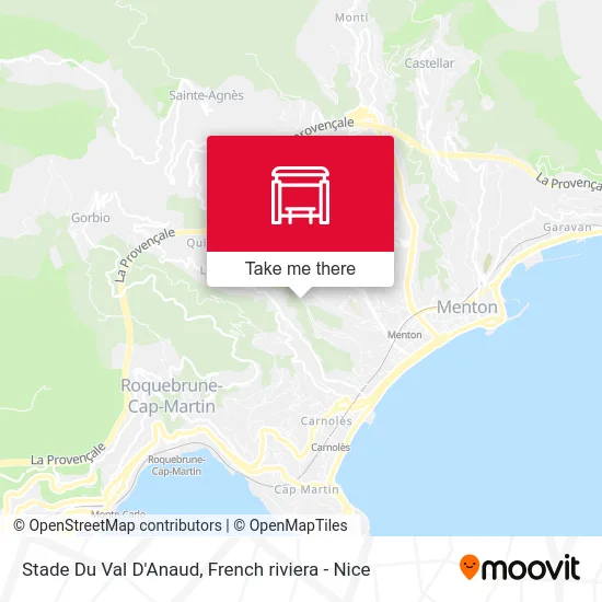 Stade Du Val D'Anaud map