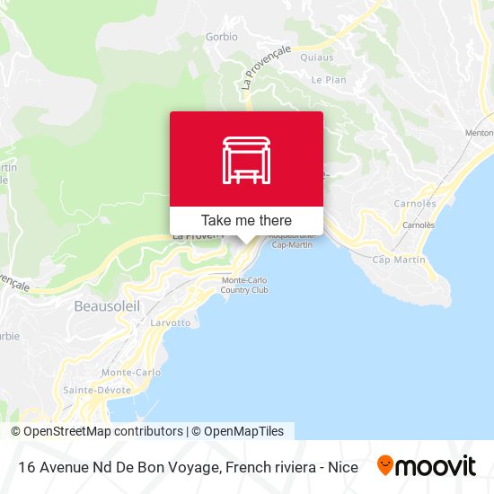 16 Avenue Nd De Bon Voyage map