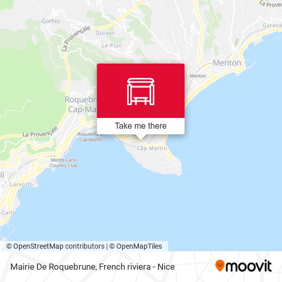 Mairie De Roquebrune map