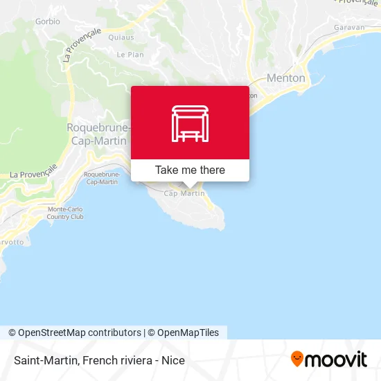 Saint-Martin map