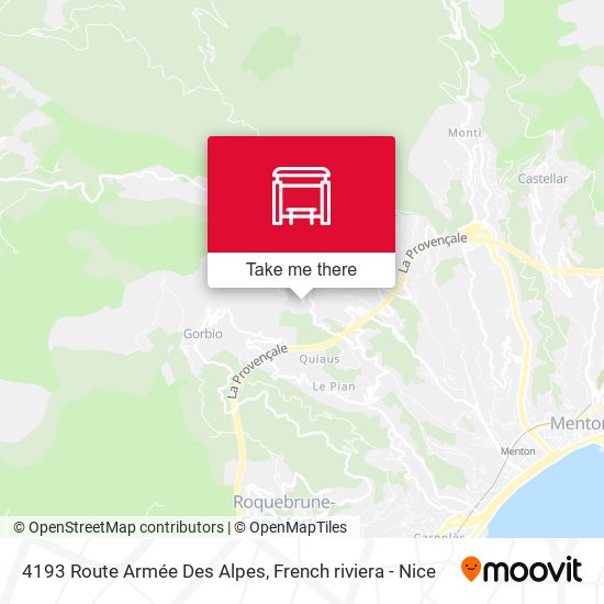 4193 Route Armée Des Alpes map