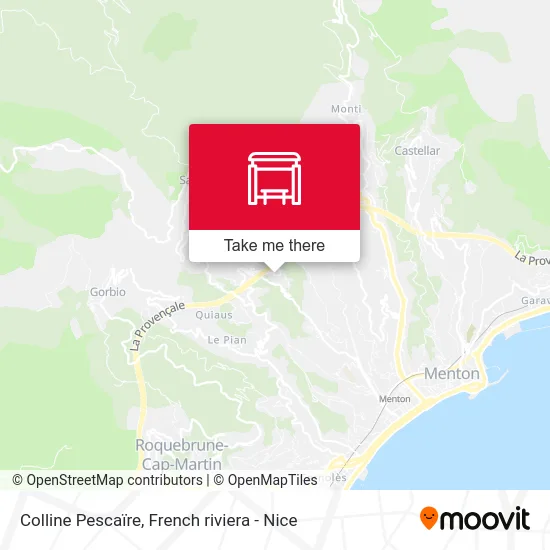 Colline Pescaïre map