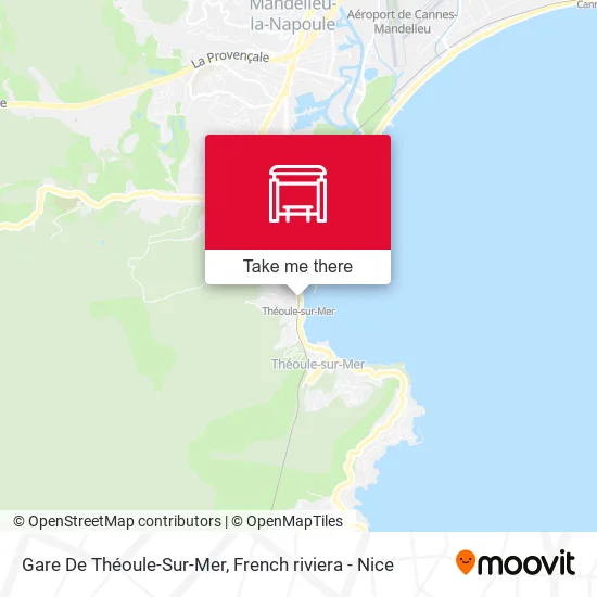 Gare De Théoule-Sur-Mer map