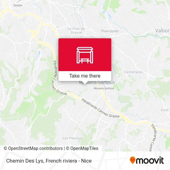 Chemin Des Lys map