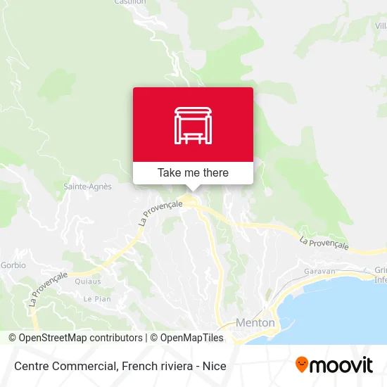 Centre Commercial map