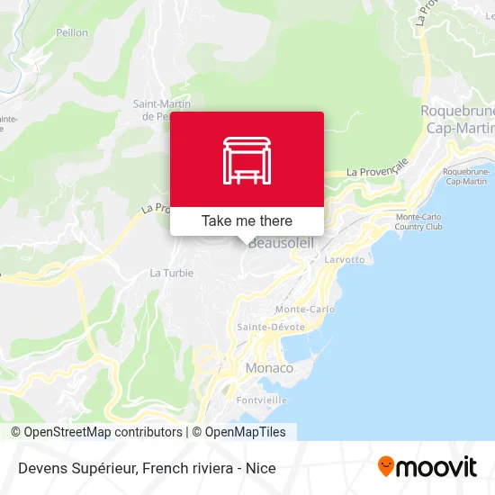 Devens Supérieur map