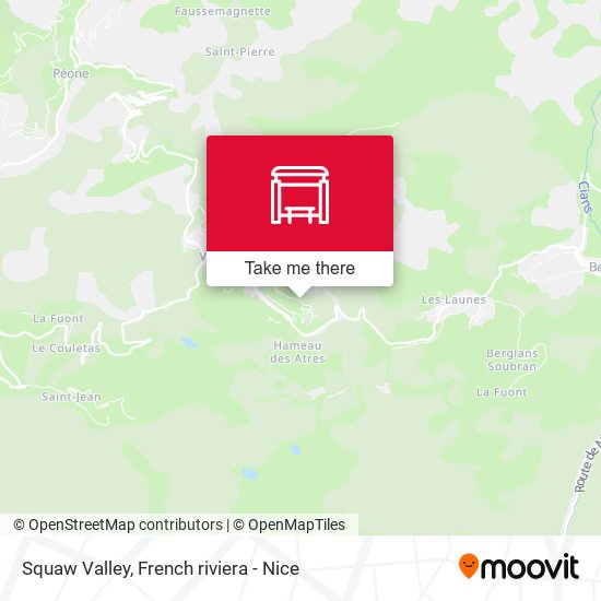 Squaw Valley map