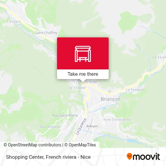 Centre Commercial map