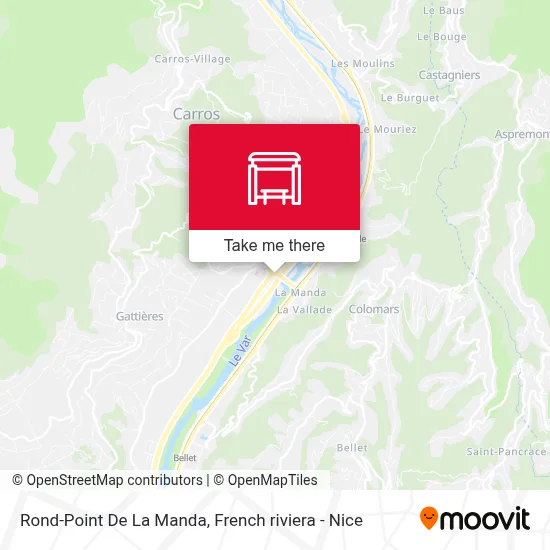 Rond-Point De La Manda map