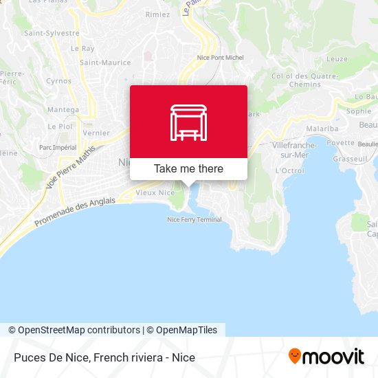 Puces De Nice map