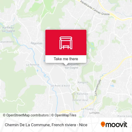 Chemin De La Commune map