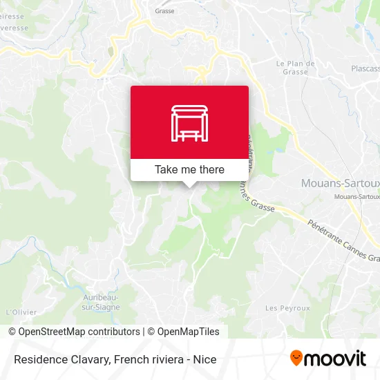 Residence Clavary map