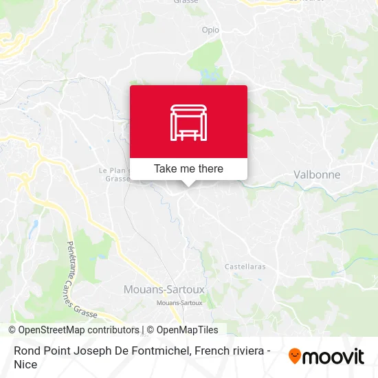 Rond Point Joseph De Fontmichel map