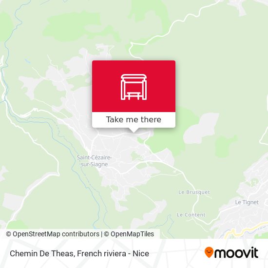 Chemin De Theas map