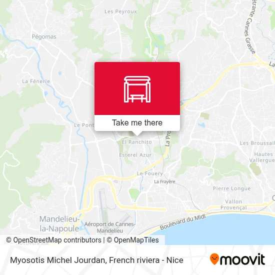 Myosotis Michel Jourdan map