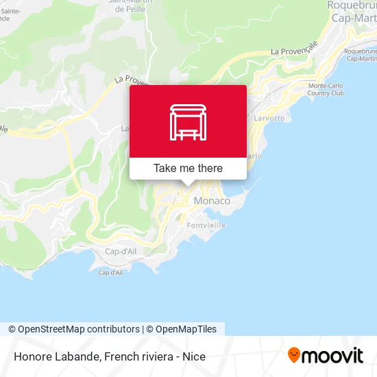 Honore Labande map