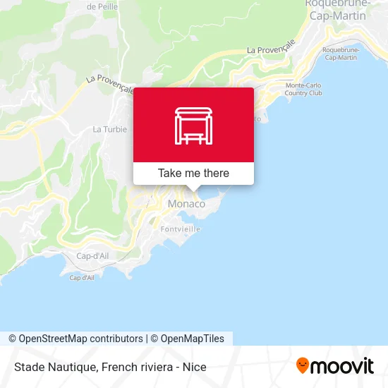 Stade Nautique map