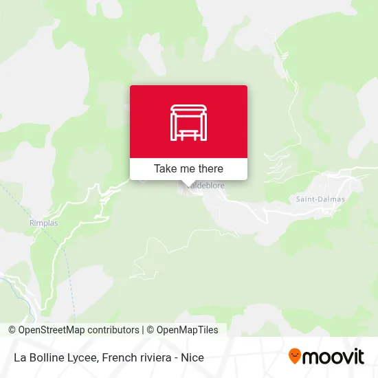 La Bolline Lycee map